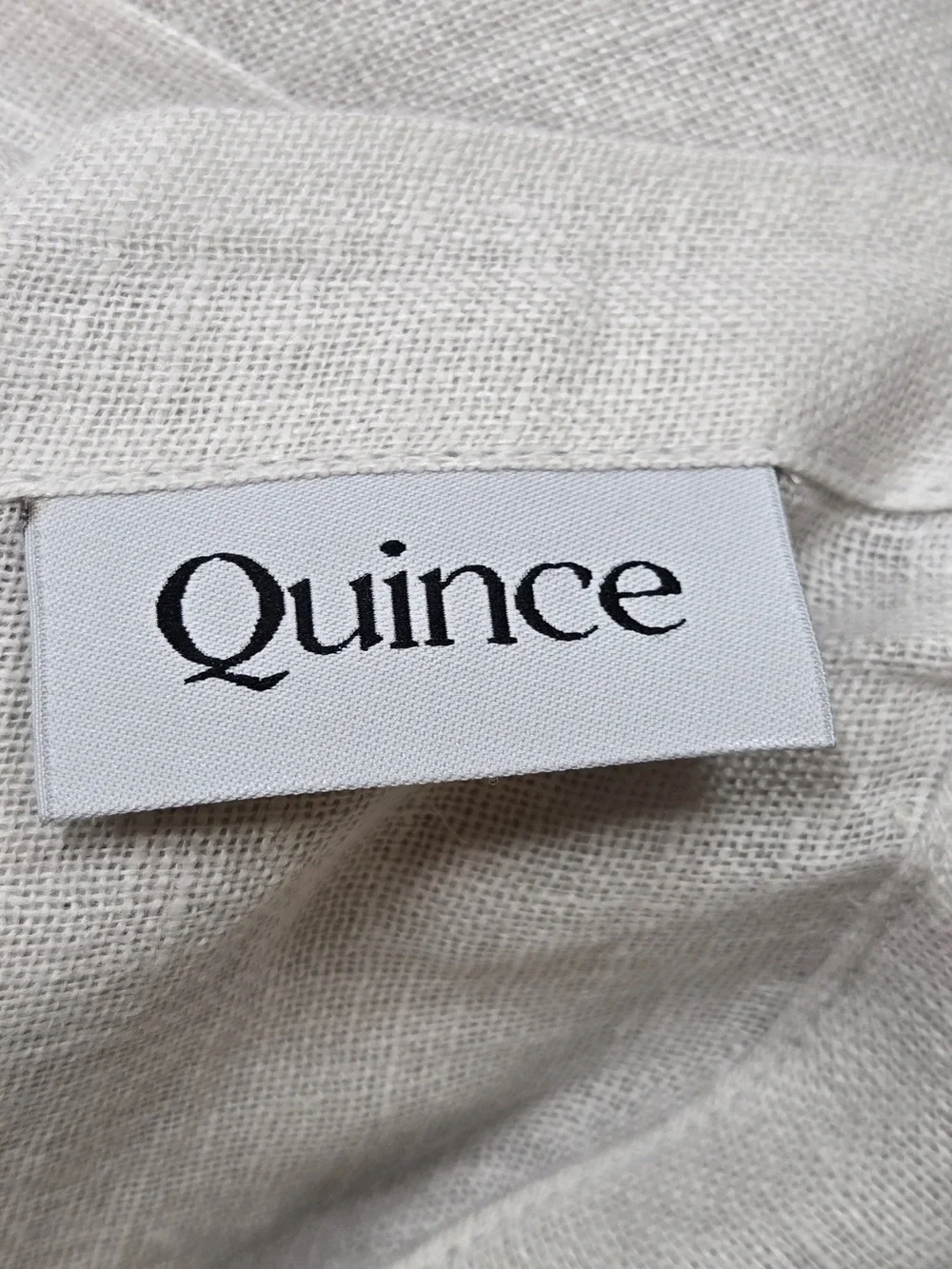QUINCE Set Of 4 48x84 European Linen Sheer Curtains Cloud 9236
